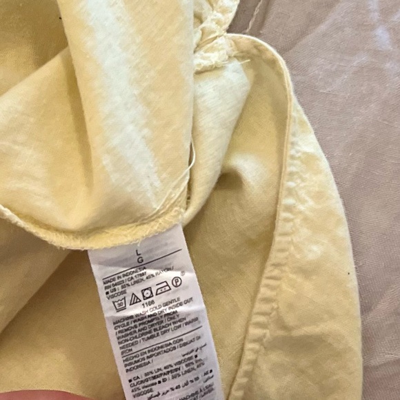 3/$19 Old Navy Linen-Blend Boyfriend Shirt - Picture 10 of 11